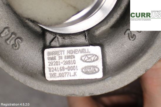 HYUNDAI i40  08-15 Turbolader 282012A810 D4FD