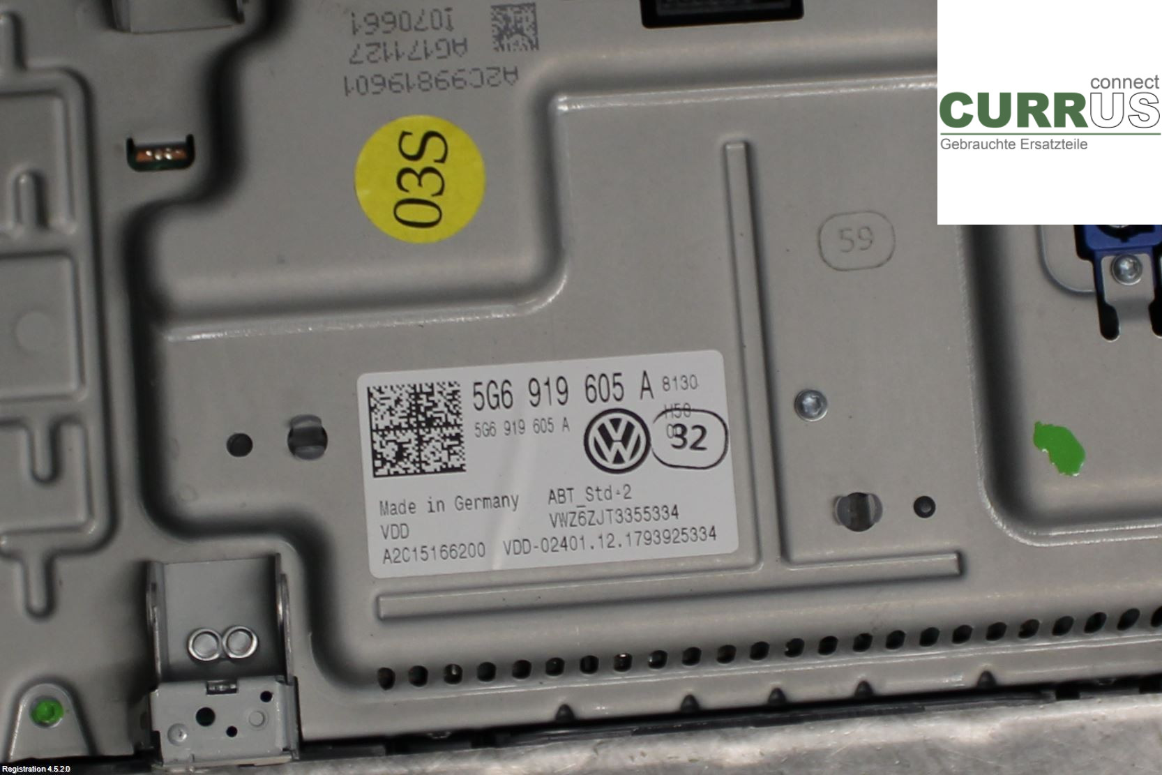 VW PASSAT  15-19 car-part-types.display 5NN919605A CUKC
