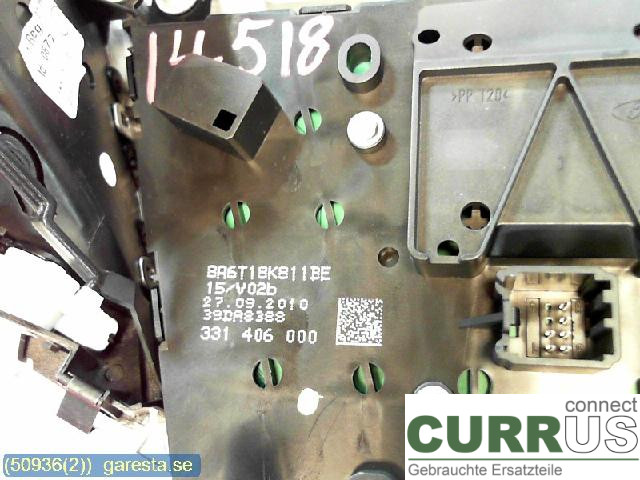 FORD FIESTA     09-12 Radio CD / Multimedia panel 8A6T18K811BE 1,25 SNJB 60KW