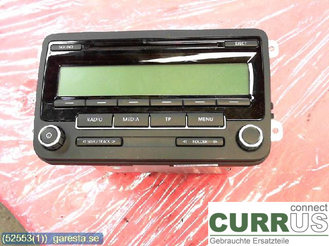 VW GOLF VI     09-13 Radio CD / panneau multimédia 1K0035186AA 1,8 TSI CDAA 11