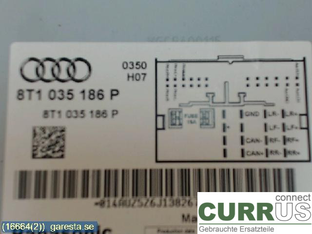 AUDI Q5     09-16 Radio CD / Multimedia panel 8T1035186P 2,0 CAGA