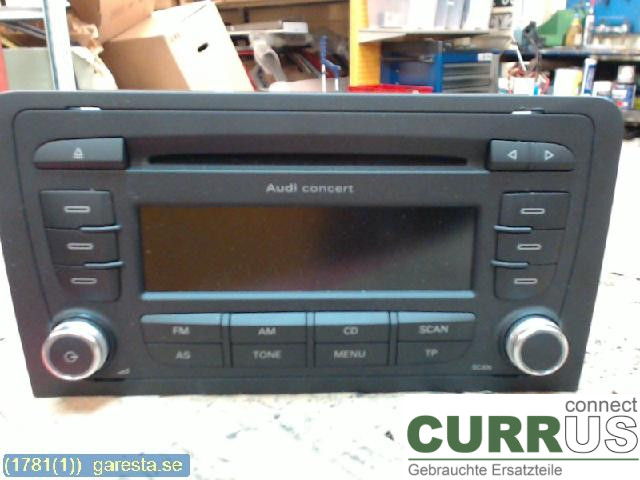 AUDI A3/S3 05-13 Radio CD / Multimedia panel 8P0035186AB 1,6D CAYC