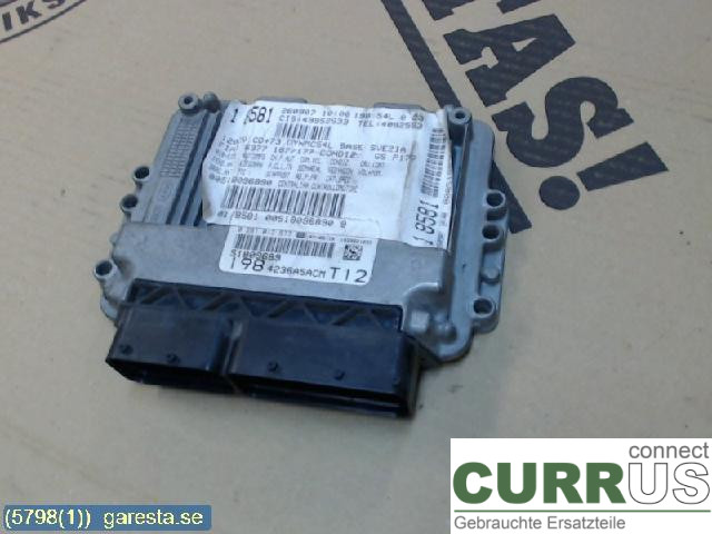 FIAT BRAVO   07-11 Motorstyrningsenhet diesel (ECU) 51809689 192.A8.000, 88K