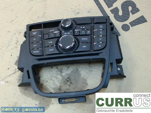 OPEL ASTRA  J    10-15 Radio CD / Multimedia panel 13360091 1,7 CDTI A17DTE
