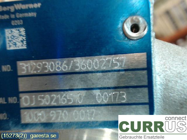 VOLVO XC60  09-13 Turbolader 31293086 2.4D 120KW