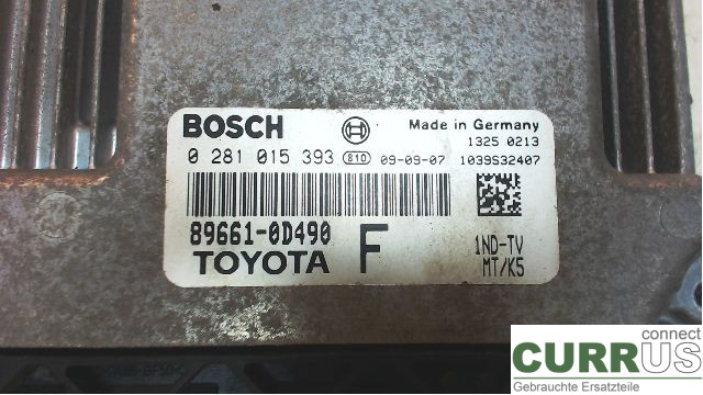 TOYOTA YARIS       06-11 Engine Control Unit Diesel (ECU)  1.4D