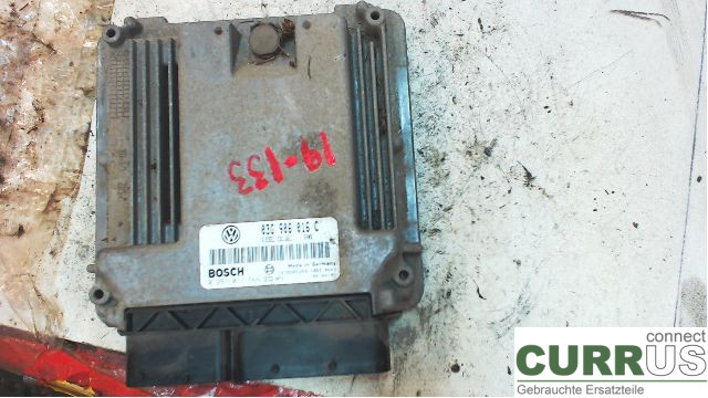 VW CADDY      04-10 Motorstyringsenhed Diesel (ECU)  BJB 1,9TDI