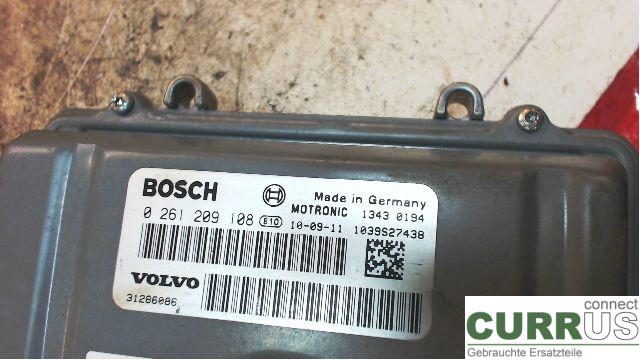 VOLVO V70      08-13 Motorens styreenhed (ECU) 31286086 B5254T11 2,5FT