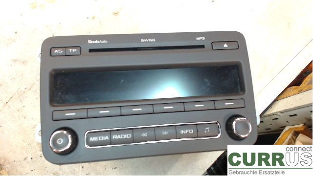SKODA FABIA         07-14 Radio CD / Multimedia panel  CBZA 1,2