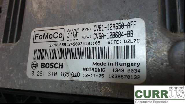 FORD C-MAX II 11-14 Engine Control Unit (ECU) M2DA 1,0
