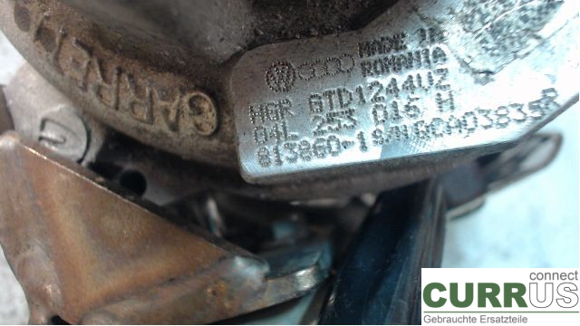 AUDI A3/S3 8V  13-20 Turbo charger 04L253016H CLHA 1,6TDi