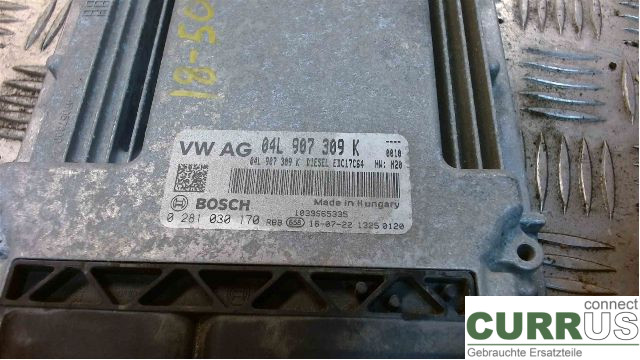 VW CADDY  16-20 Motorsteuergerät Diesel (ECU)  2,0TDI DFSF