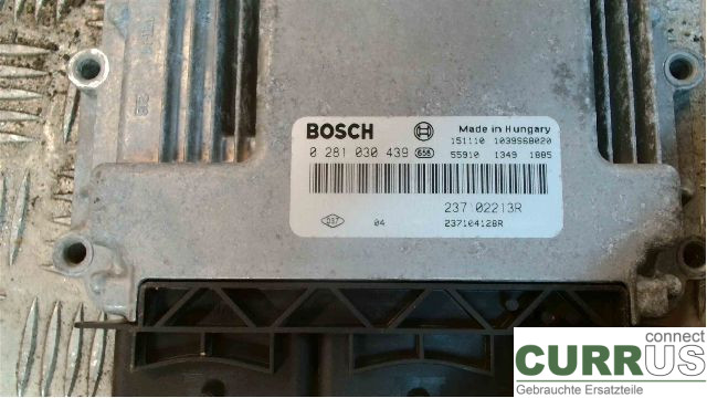 DACIA DOKKER Engine Control Unit Diesel (ECU) K9K-612 1,5DCI