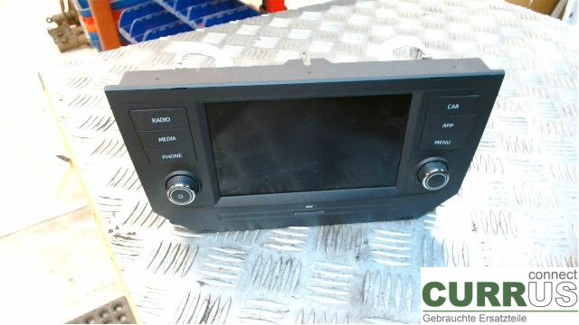 SEAT IBIZA V  17-20 Radio-CD-/Multimedia-Panel 6F0035871B DFNA