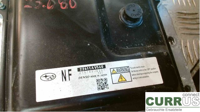 SUBARU OUTBACK 10-14 Engine Control Unit Diesel (ECU) EE20 2,0