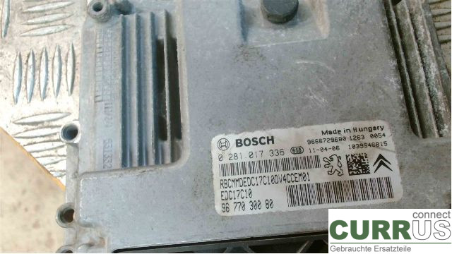 CITROEN C3    10-17 Motorstyringsenhed Diesel (ECU)  8HR