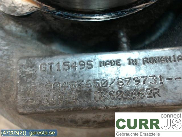 NISSAN INTERSTAR 02-11 Turbo charger  2,5 9GU 650 88K