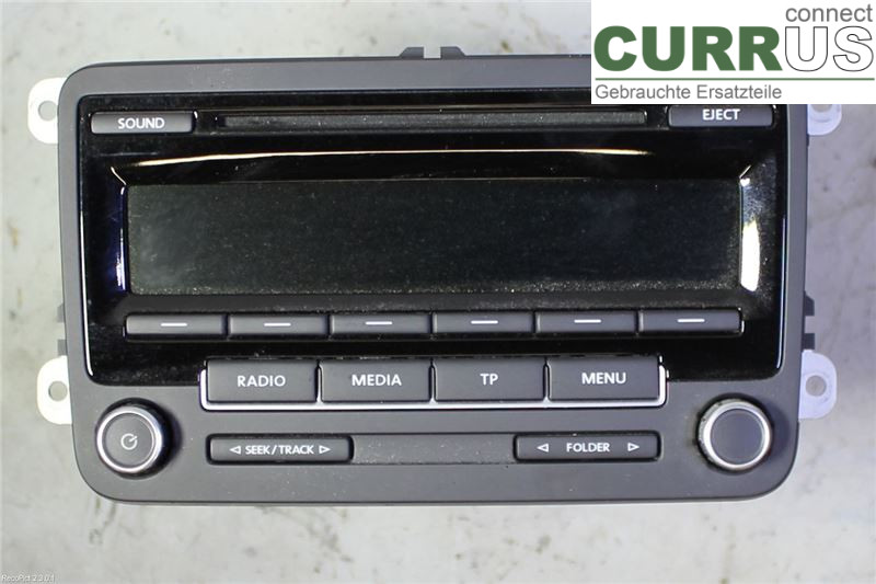 VW GOLF VI     09-13 Radio CD / multimediepanel 1K0035186AN CAYC