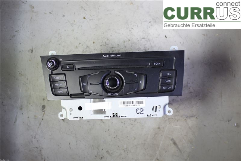 AUDI A4/S4  08-11 Radio CD / Multimedia panel 8T1035186P CAHA