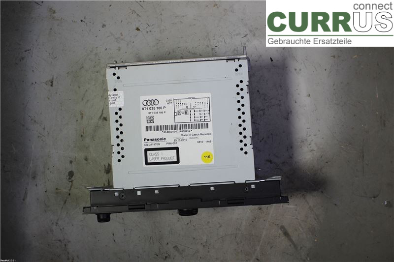 AUDI A4/S4  08-11 Radio CD / Multimedia panel 8T1035186P CAHA