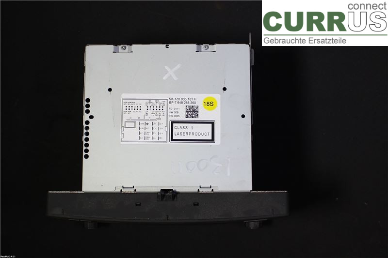 SKODA OCTAVIA    05-13 Radio-CD-/Multimedia-Panel 1Z0035161F CAYC