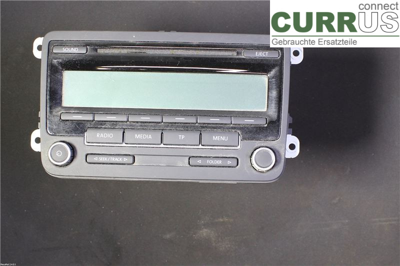 VW GOLF VI     09-13 Radio CD / panneau multimédia 1K0035186AA CMXA
