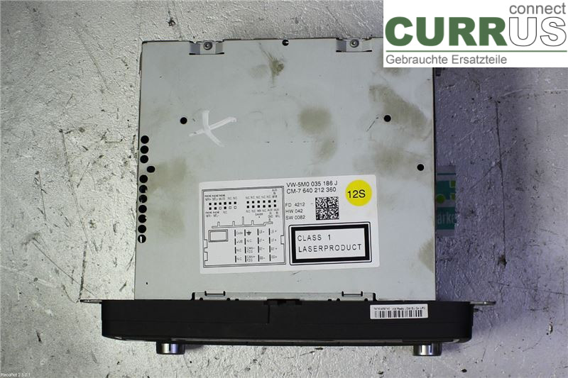VW POLO       10-17 Radio CD / Multimedia panel 5M0035186J CBZC