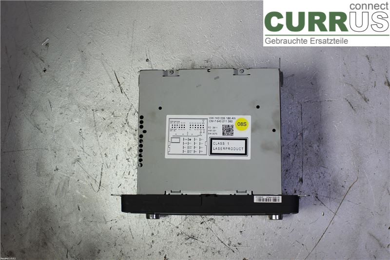 VW GOLF VI     09-13 Radio CD / multimediepanel 1K0035186AN CMXA