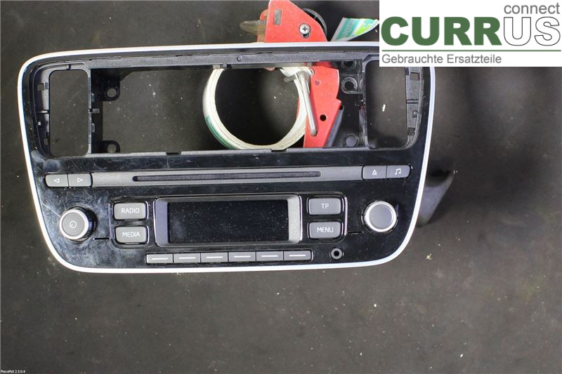 VW UP! / E-UP! Radio-CD-/Multimedia-Panel 1S0035156AX CHYB