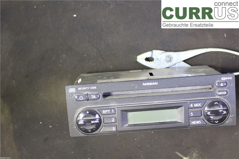 NISSAN MICRA 08-10 Radio CD / Multimedia panel 281859U00A CR12DE