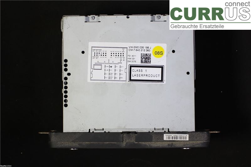 VW POLO       10-17 Radio CD / Multimedia panel 5M0035186J CGGB
