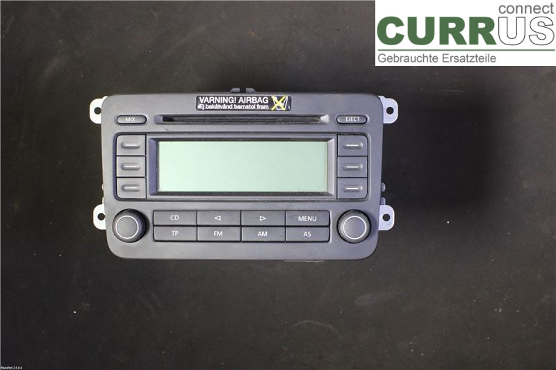 VW GOLF V      04-09 Radio CD / Multimedia panel 1K0035186J BGU