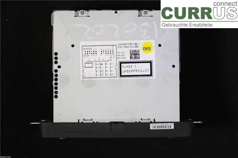 VW POLO       10-17 Radio CD / Multimedia panel 5M0057186JX 