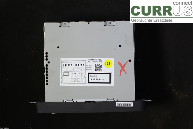VW POLO       10-17 Radio CD / Multimedia panel 5M0057186JX CBZC