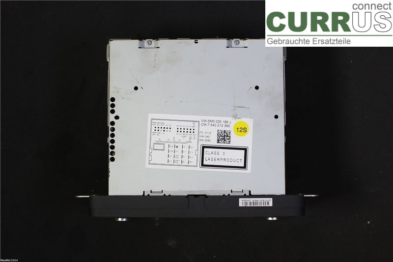 VW POLO       10-17 Radio CD / Multimedia panel 5M0035186J CBZC