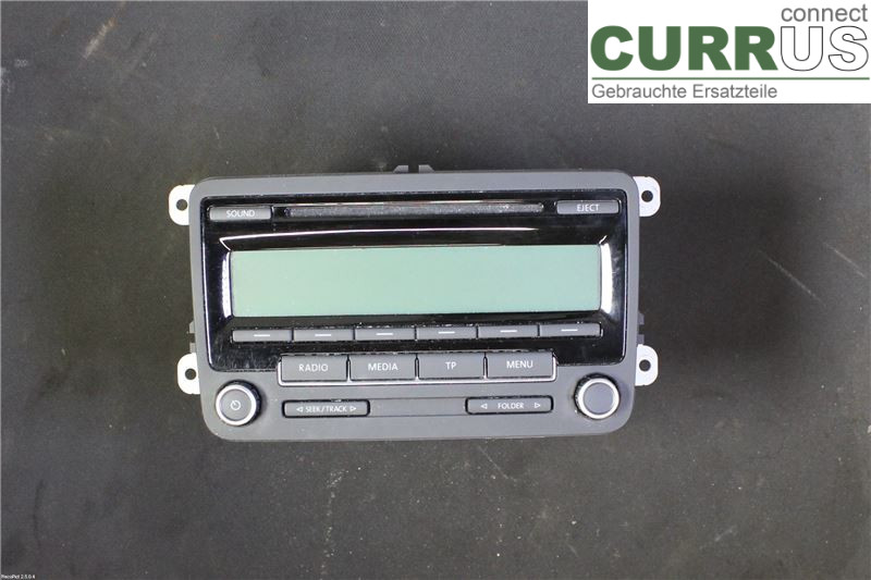 VW GOLF VI     09-13 Radio CD / panel multimedialny 1K0057187AX CCSA