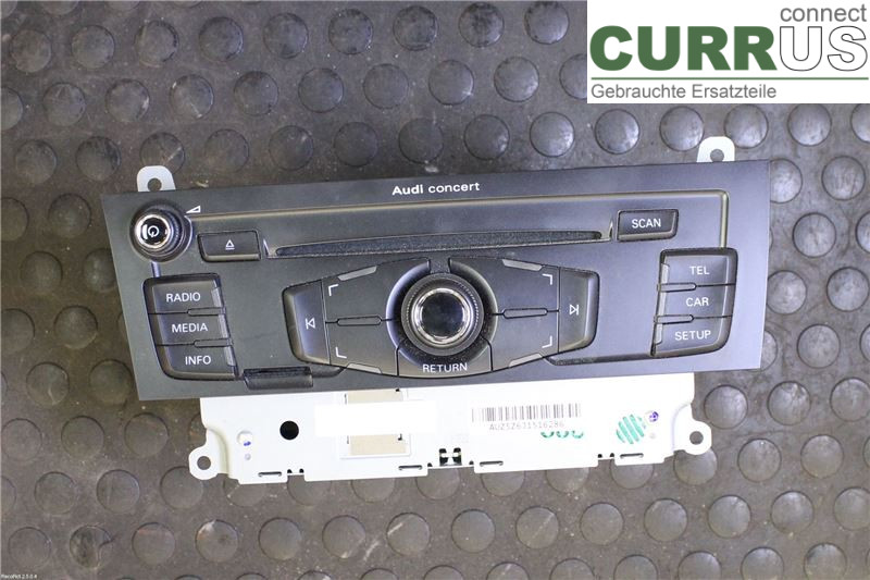 AUDI A4/S4  08-11 Radio CD / Multimedia panel 8T1057186PX CFKA