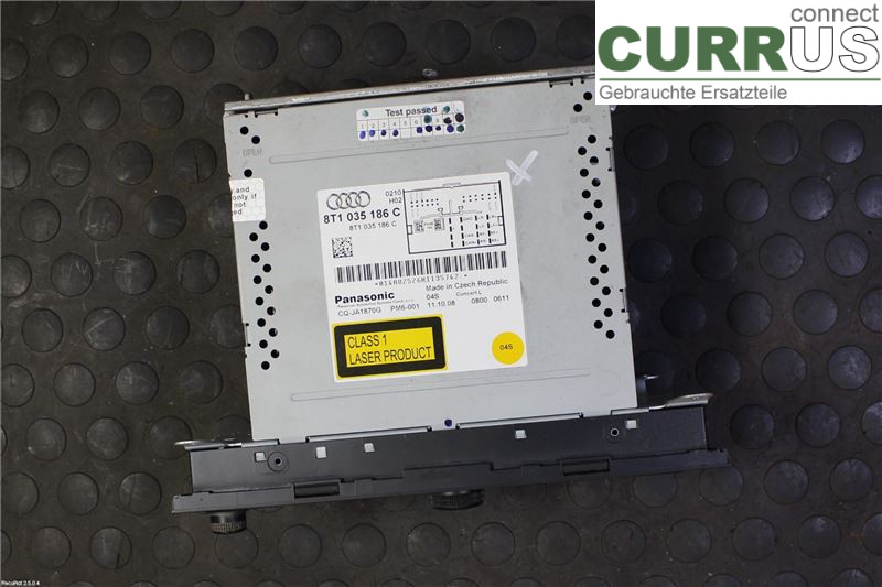 AUDI A4/S4  08-11 Radio CD / panneau multimédia 8T1057186CX CAHA