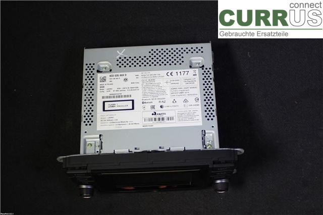 VW POLO       10-17 Radio-CD-/Multimedia-Panel 6C0035869D CJZC