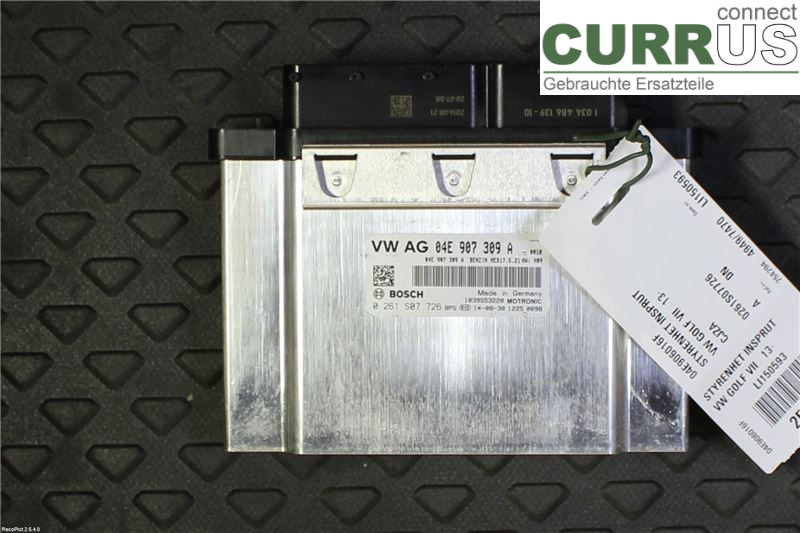 VW GOLF / E-GOLF VII 13-20 Engine Control Unit (ECU) 04E906016F CJZA