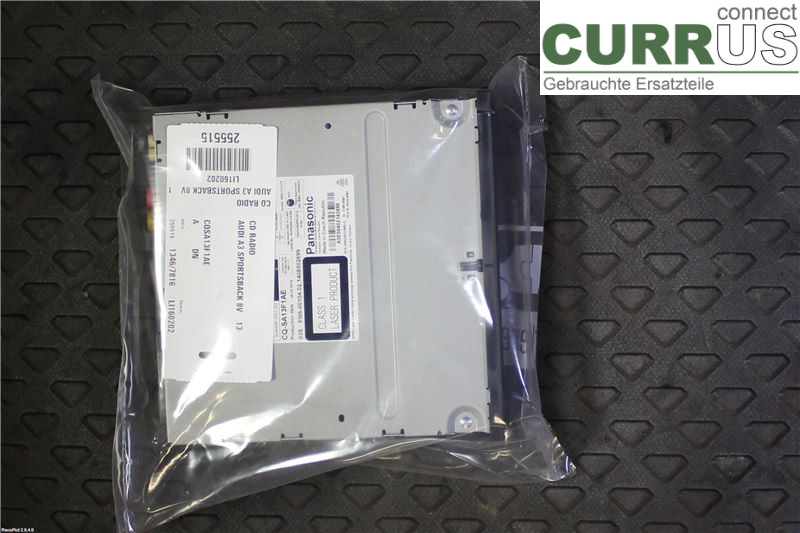 AUDI A3/S3 8V  13-20 Radio-CD-/Multimedia-Panel 8V0035840B CRBC
