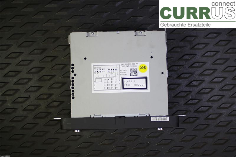 VW GOLF VI     09-13 Radio CD / panel multimedialny 1K0057186AN CAYC