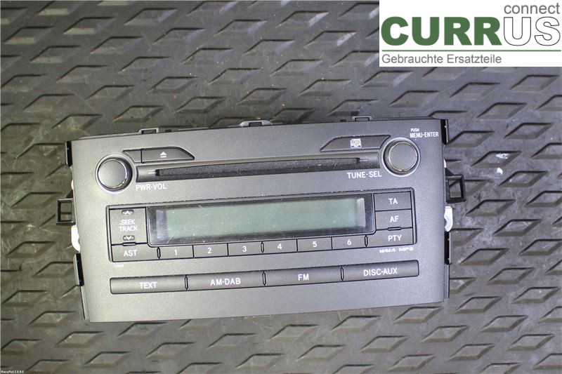 TOYOTA AURIS    10-12 Radio CD / Multimedia panel 8612002A50 1ZR-FAE