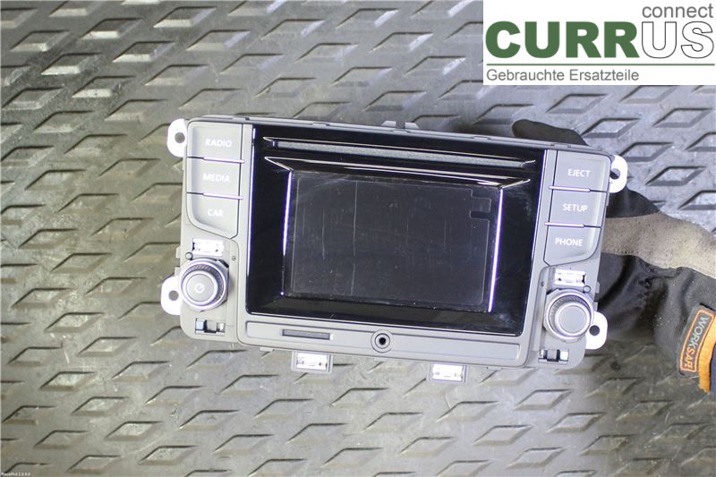 VW POLO       10-17 Radio-CD-/Multimedia-Panel 6C0035869F CJZC