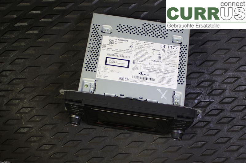 VW POLO       10-17 Radio-CD-/Multimedia-Panel 6C0035869F CJZC