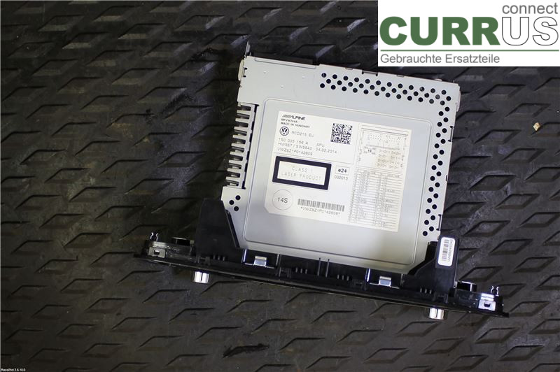 VW UP! / E-UP! Radio-CD-/Multimedia-Panel 1S0035156AX CHYB