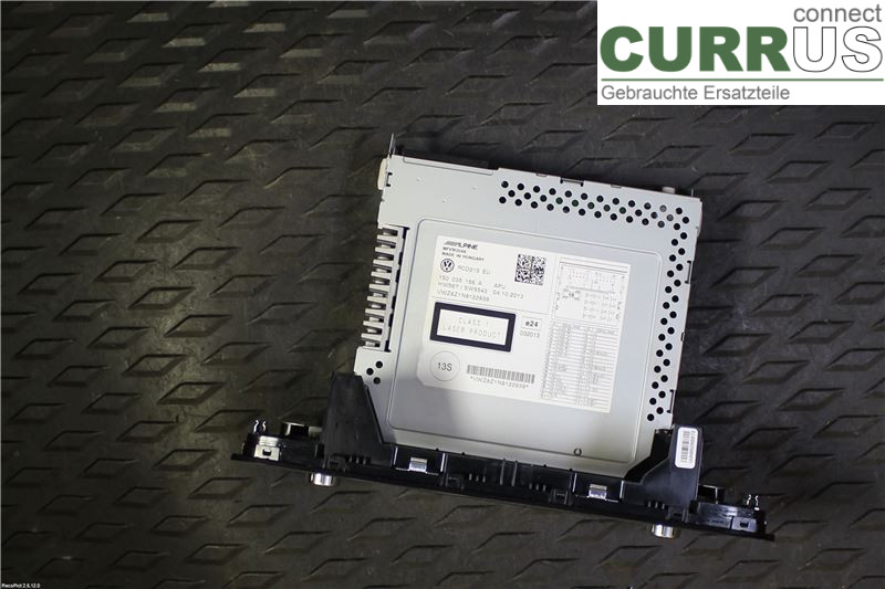 VW UP! / E-UP! Radio-CD-/Multimedia-Panel 1S0035156A CHYB