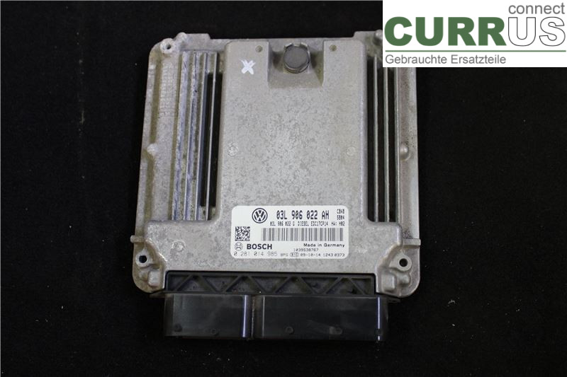 VW GOLF VI     09-13 Motorens styreenhed (ECU) 03L906022AH CBAB