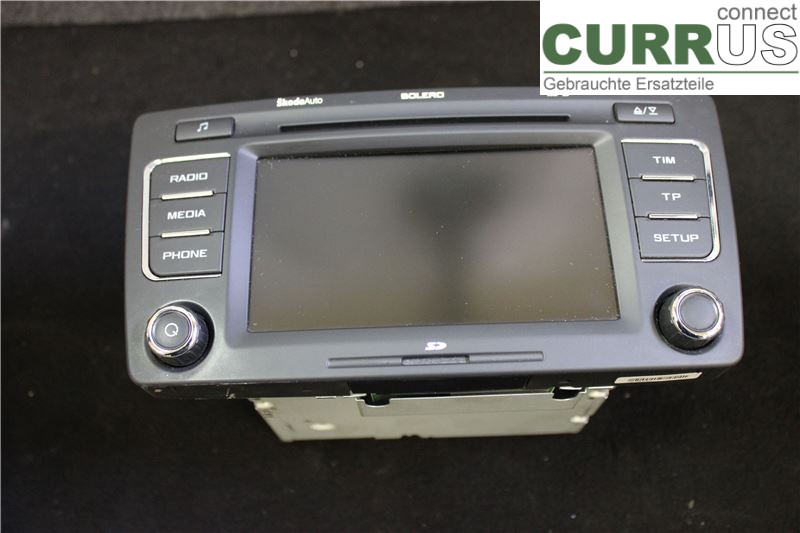 SKODA OCTAVIA    05-13 Radio CD / panel multimedialny 1Z0035156F CCZA