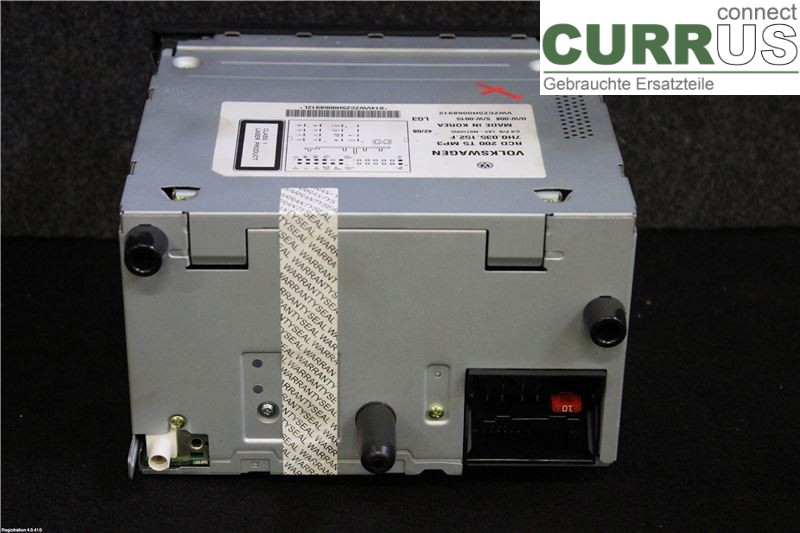 VW TRANSP/CARAVELLE 04-15 Radio CD / multimediepanel 7H0035152F BPC